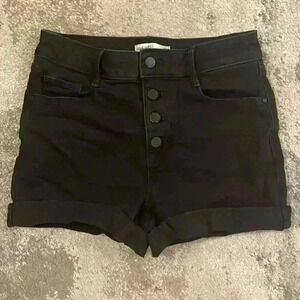 Women’s Black Nine West Jean Shorts